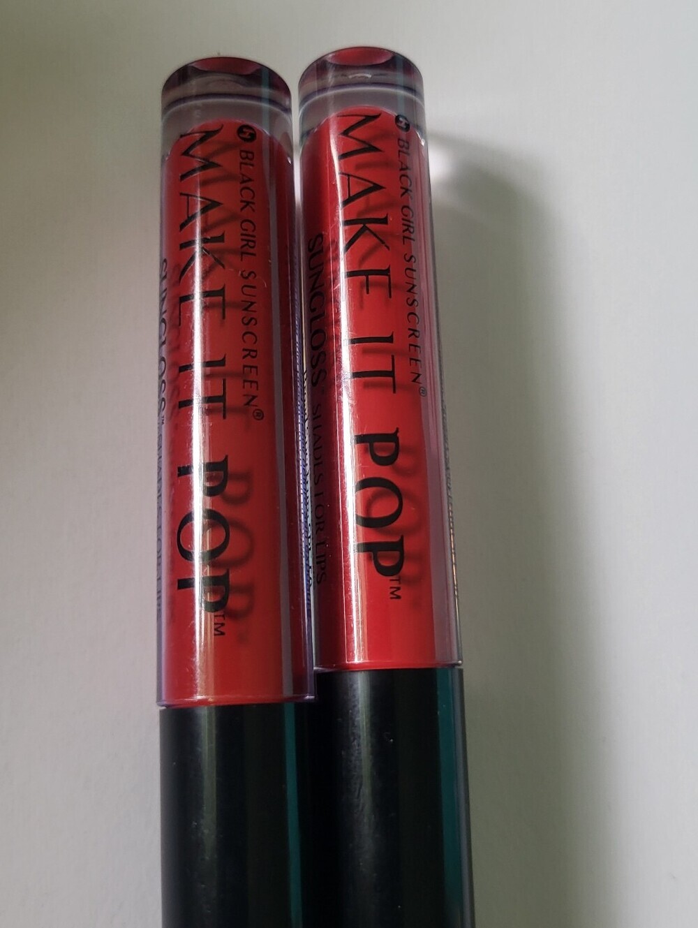 Black Girl Sunscreen Make It Pop Sungloss For Lips Spf 50 Set Of 2